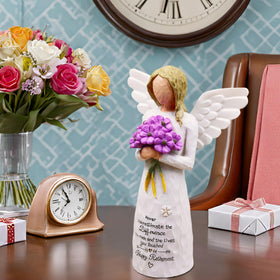 AUKEST going away party angel figurine decor for a meaningful farewell