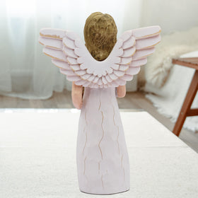 AUKEST sympathy angel on shelf display versatile decor for memorial spaces