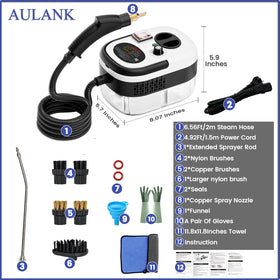 AULANK portable handheld design enables safe, controlled cleaning.
