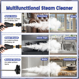 AULANK portable design lets one-handed operation during cleaning.