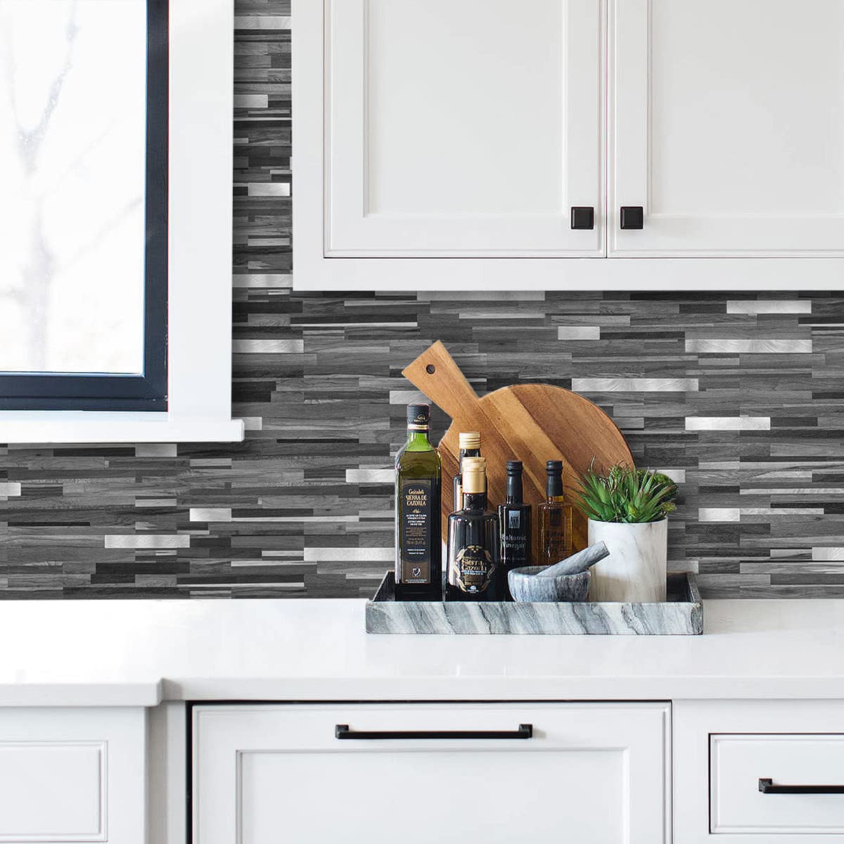 AULIGET stain-resistant tiles are easy to wipe clean for busy homes.