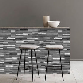 AULIGET waterproof and heat-resistant backsplash ideal for kitchens and baths.