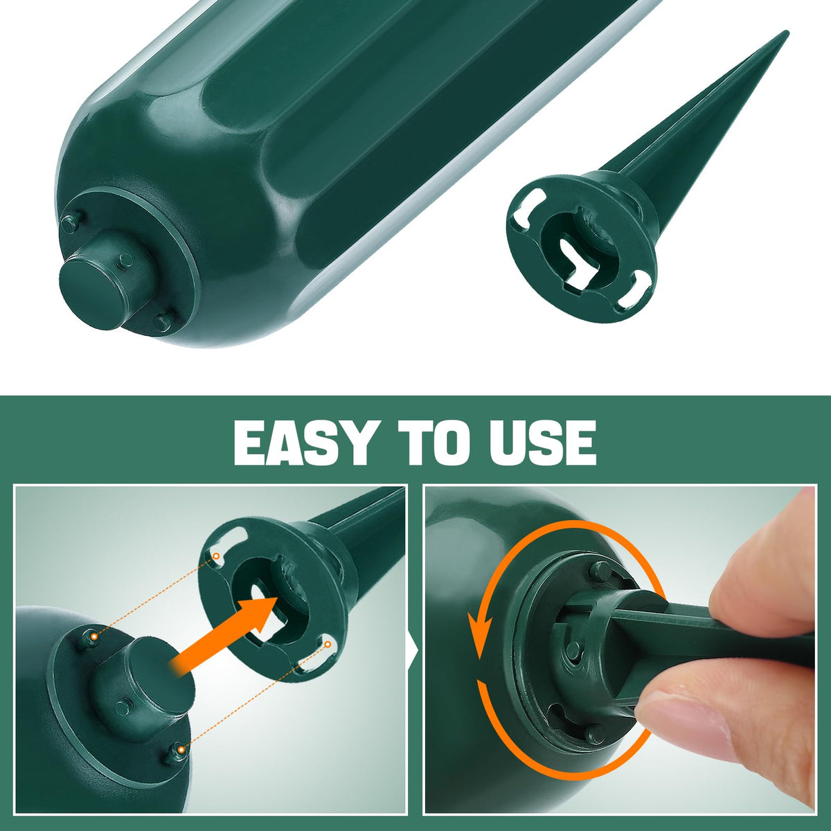 Aulock durable PP plastic ensures long-lasting cemetery displays.