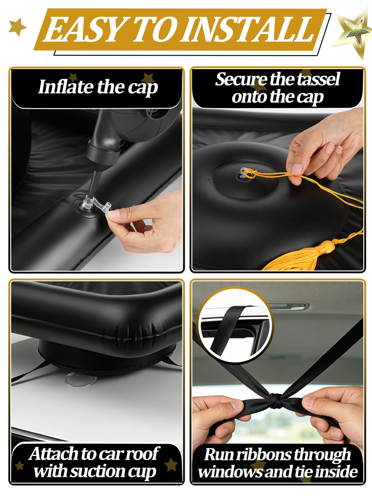 Aulock reusable PVC cap keeps the look for future graduations