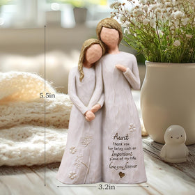 AUMELO Aunt Birthday Gift in resin, perfect for gifting.