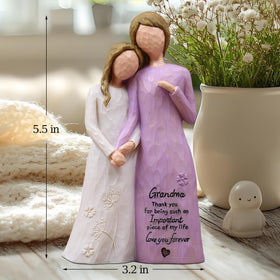 AUMELO desk shelf display five-and-a-half-inch figurine purple, versatile decorative accent.