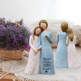 AUMELO gift-ready grandma figurine suitable for birthdays and holidays