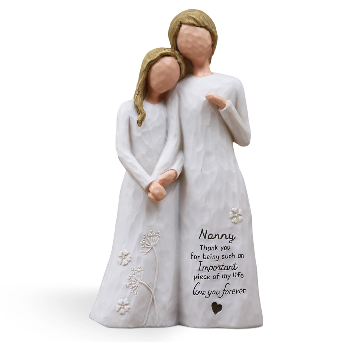 AUMELO nanny gifts grandma figurine with a graceful embrace for a lasting family bond.