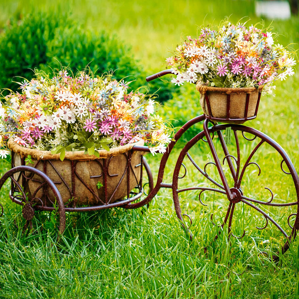 AUMVEYI wildflowers bouquet features removable leaves for customized designs.