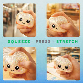 Aurasonic dumpling squishy in steamer-style display box