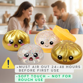 Aurasonic gift-packaging-ready squishies ideal for gifting.