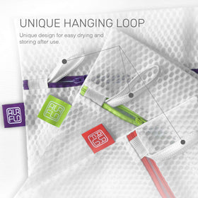 AURFLO color-coded bag set for easy sorting of garments and delicates.