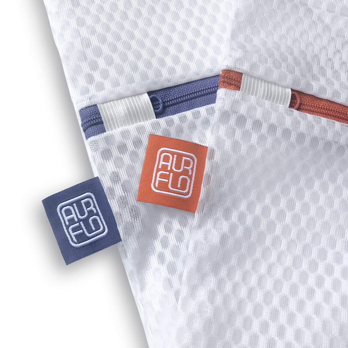 AURFLO xl mesh laundry bag for delicates with anti-rust zipper keeps items secure.