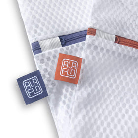 AURFLO xl mesh laundry bag for delicates with anti-rust zipper keeps items secure.