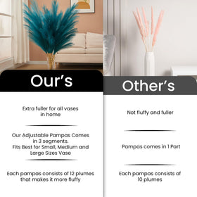 Aurora Prime silk blue pampas grass for maintenance-free seasonal displays.