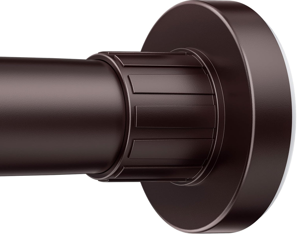 Ausemku adjustable shower rod 32-80 inches for easy drill-free bathroom setup