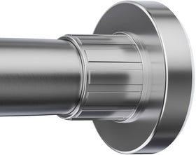 Ausemku shower rod 32-80in telescopic fits most bathrooms with adjustable length.