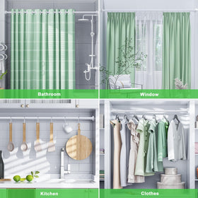 Ausemku no-wall-damage setup avoiding drilling or wall marks