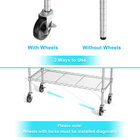 Auslar Smart-lock wheels provide secure movement and parking on demand.
