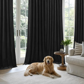 Elegant bedroom setup featuring AUSSPVOCT curtains with premium finish