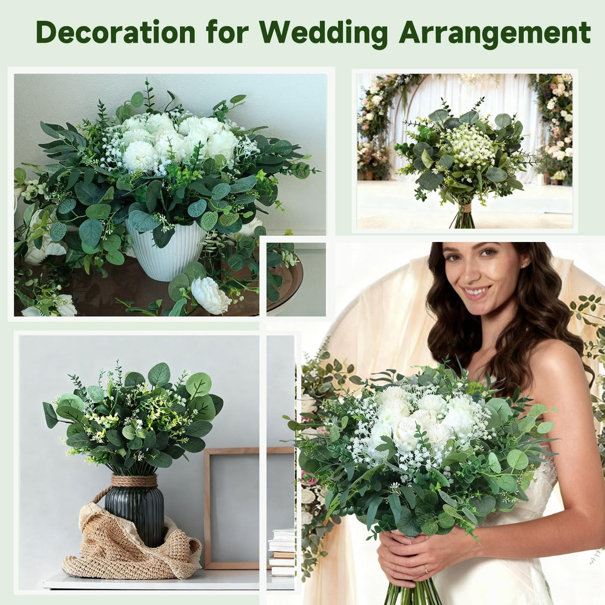 Autokcan photo frame decor eucalyptus accents for tasteful displays