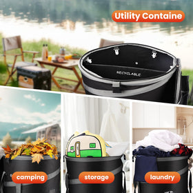 Automatters Trash Bin removable divider for organized waste separation on the go.