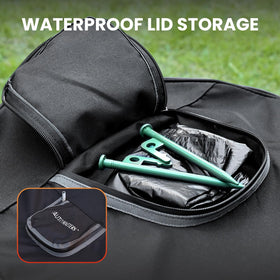 Automatters Trash Bin waterproof coating eases cleaning and durability outdoors.