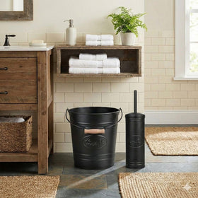 Autumn Alley multi-use trash can doubles as decorative planter or organizer.