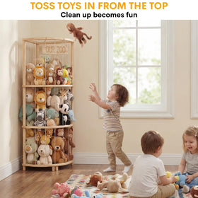 AUUURECYN 'Our Zoo' nameplate adds playful personalization for a child's space.