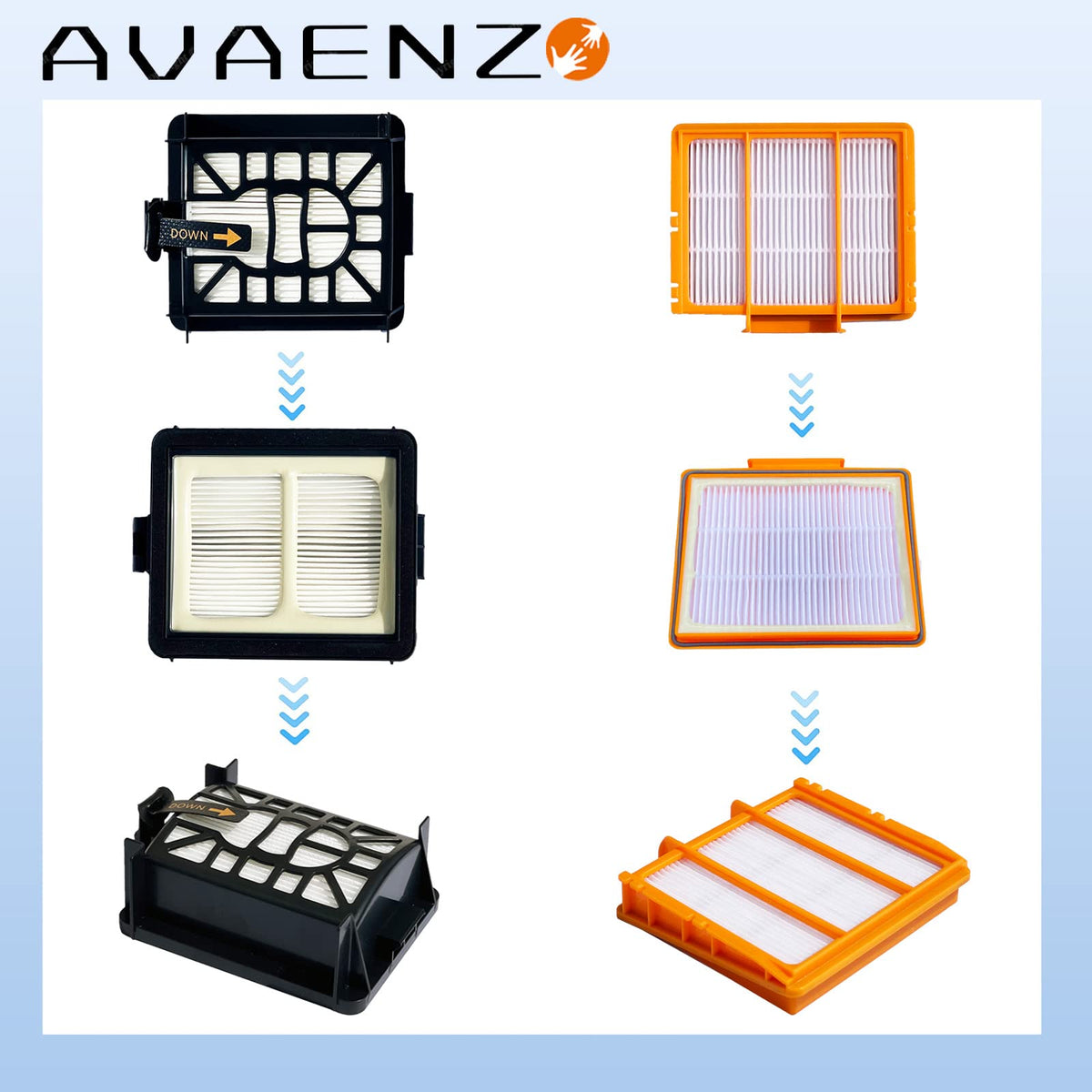Avaenzo Shark cleaning tool for fast debris removal during upkeep