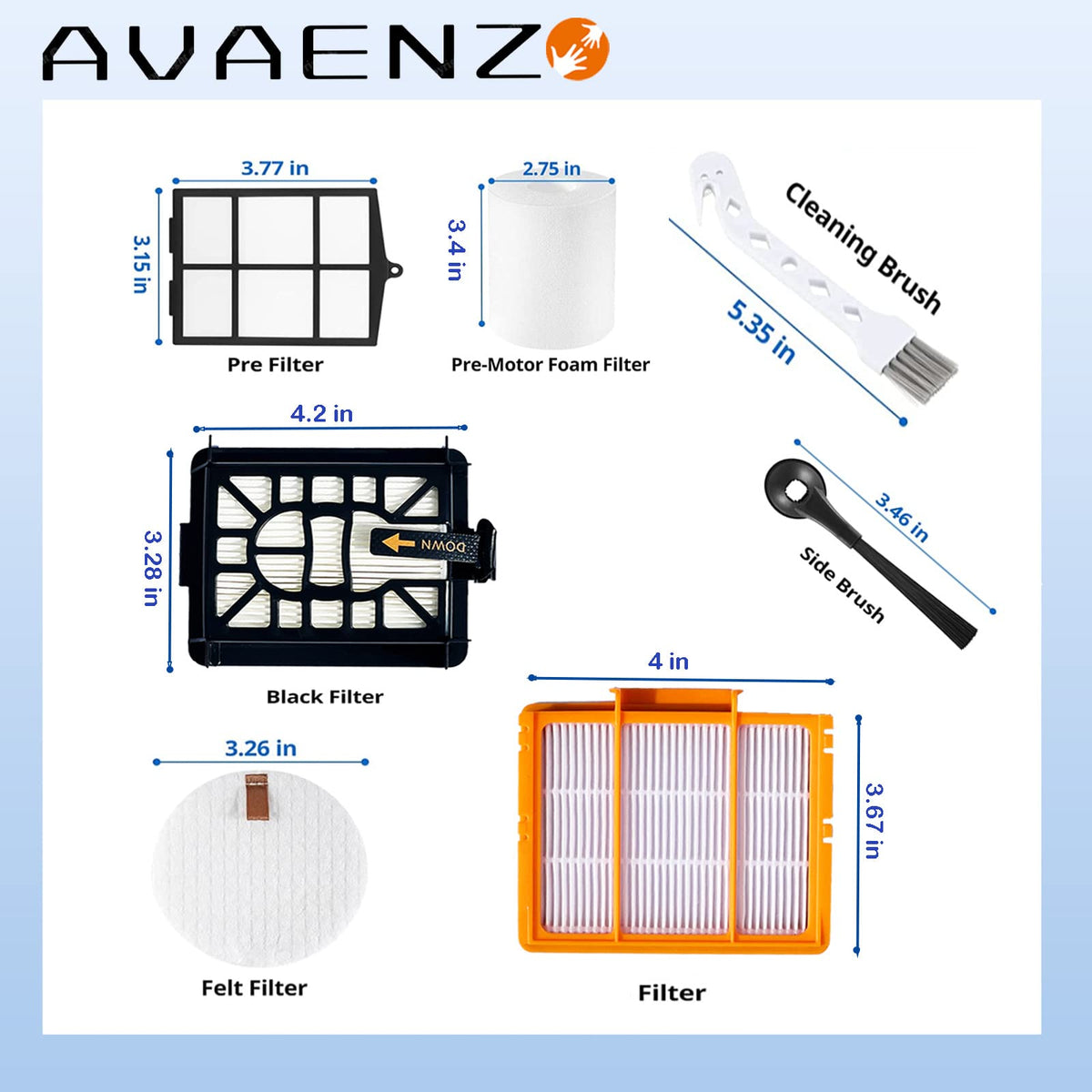 Avaenzo Shark motor pre-filter pack boosts filtration and airflow
