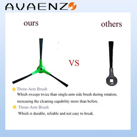 Avaenzo Shark six-arm side brushes enable thorough edge cleaning
