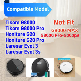 Avaenzo Tikom G8000 side brushes sweeping corners with care