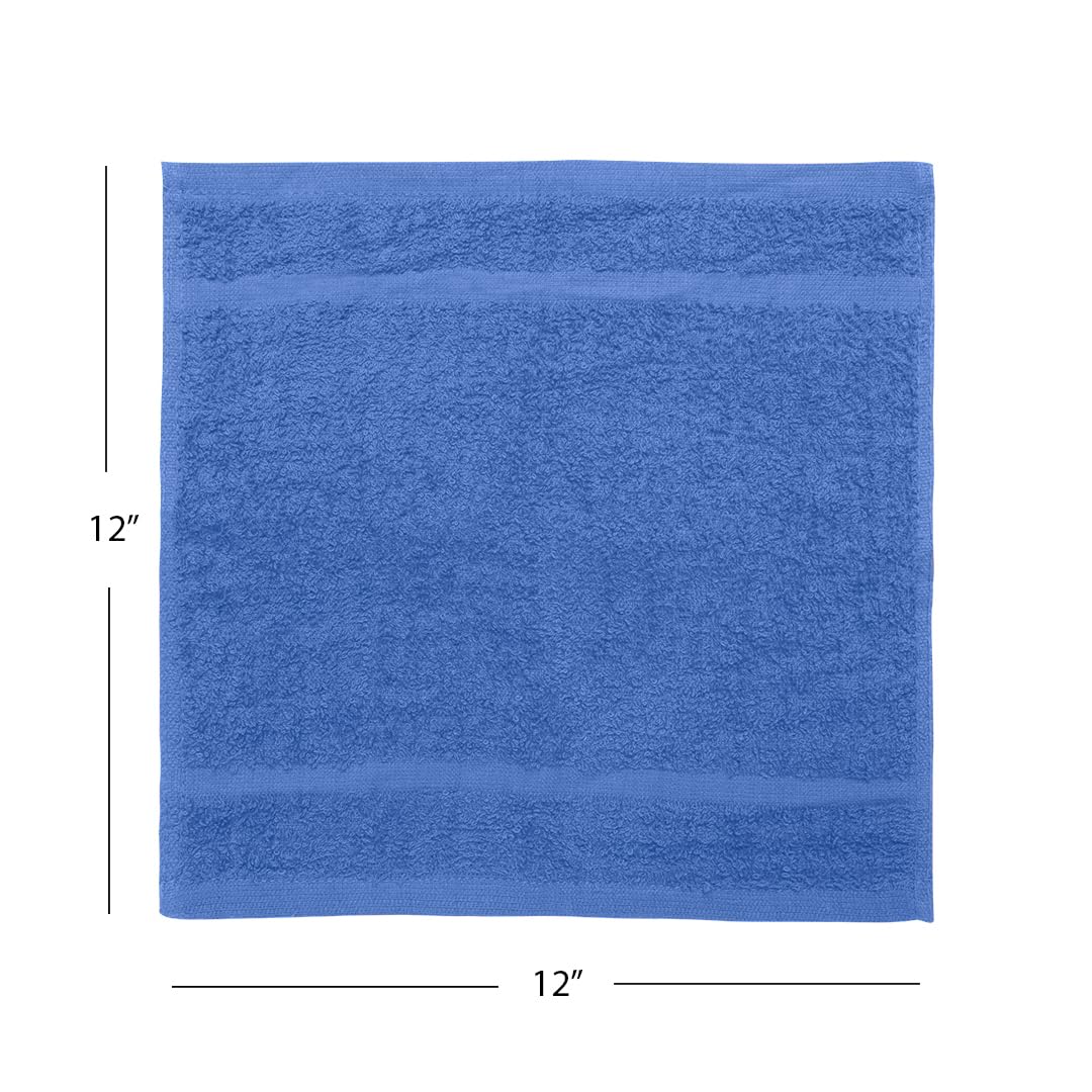 Avalon Towels 12x12 washcloths dry quickly between uses.