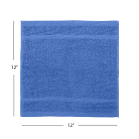 Avalon Towels 12x12 washcloths dry quickly between uses.