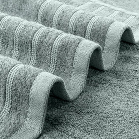 Avalon Towels bamboo-cotton fabric close-up highlights soft, breathable texture