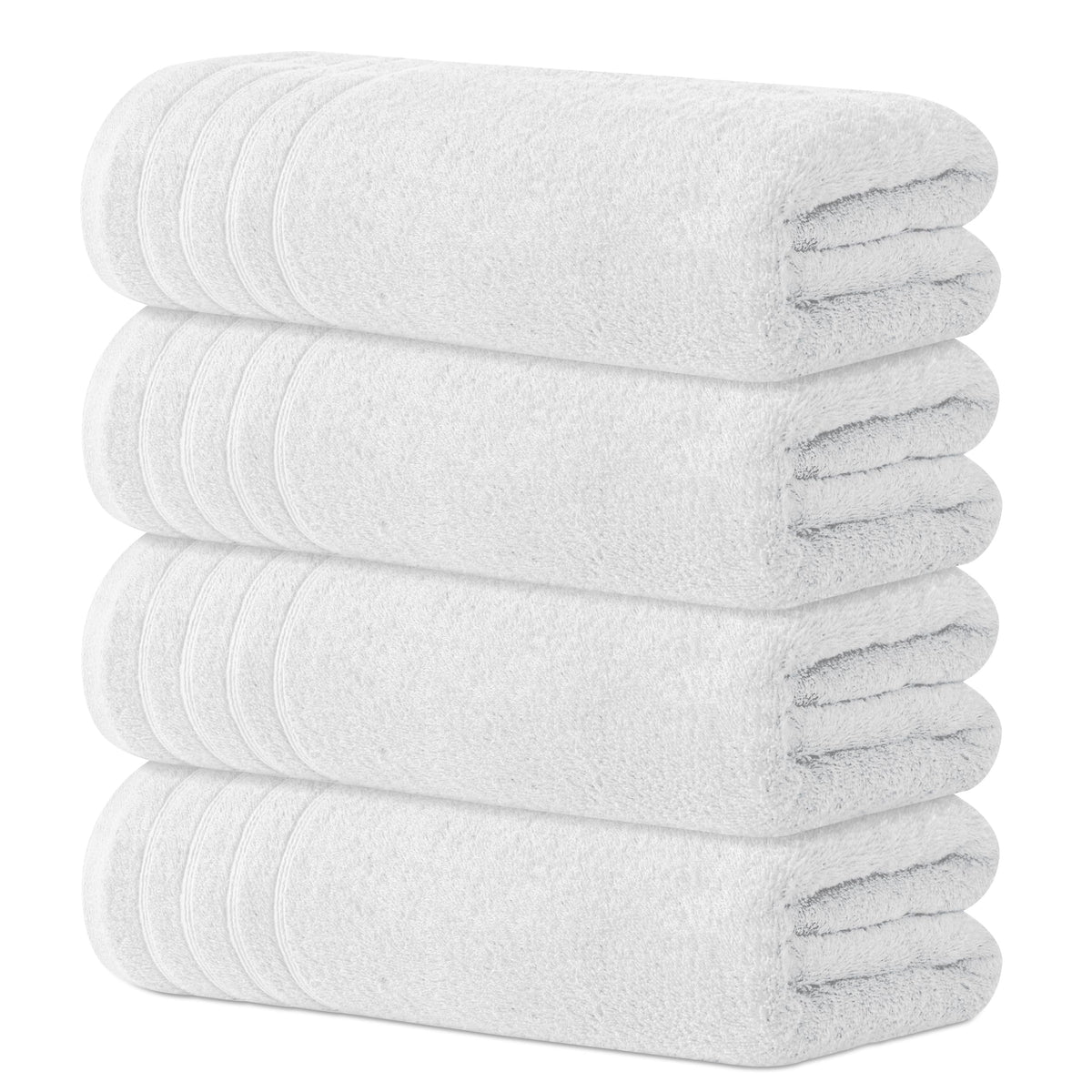 Avalon Towels 4-pack front view showcasing a luxurious bathroom presence