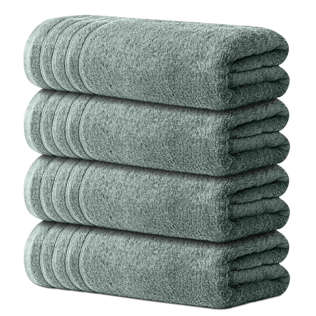 Avalon Towels four-pack front view shows generous 30x60-inch size for daily use