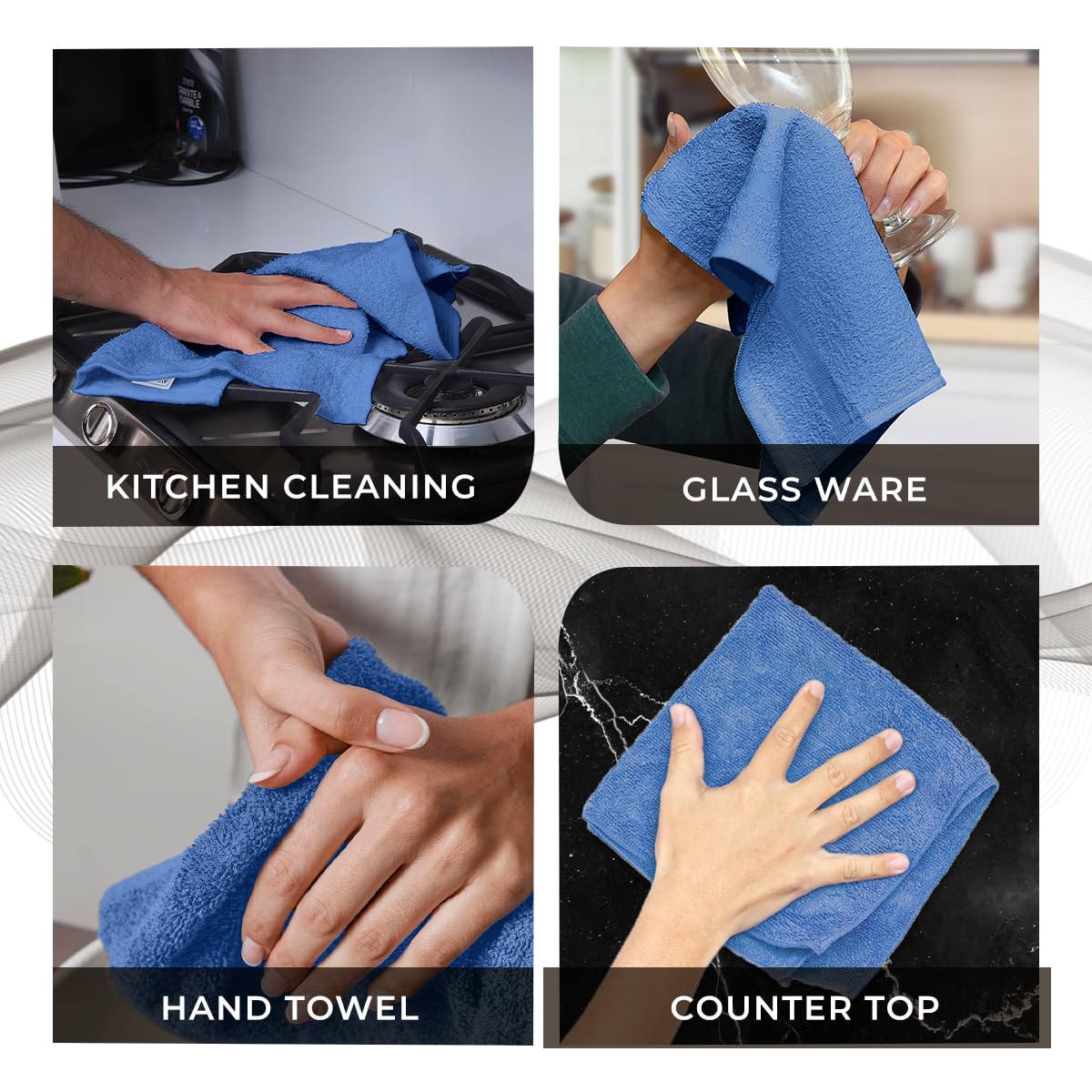 Avalon Towels bulk pack ready for hotel or hospitality settings.