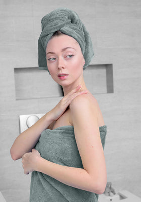 Avalon Towels care instructions note helps maintain softness over time
