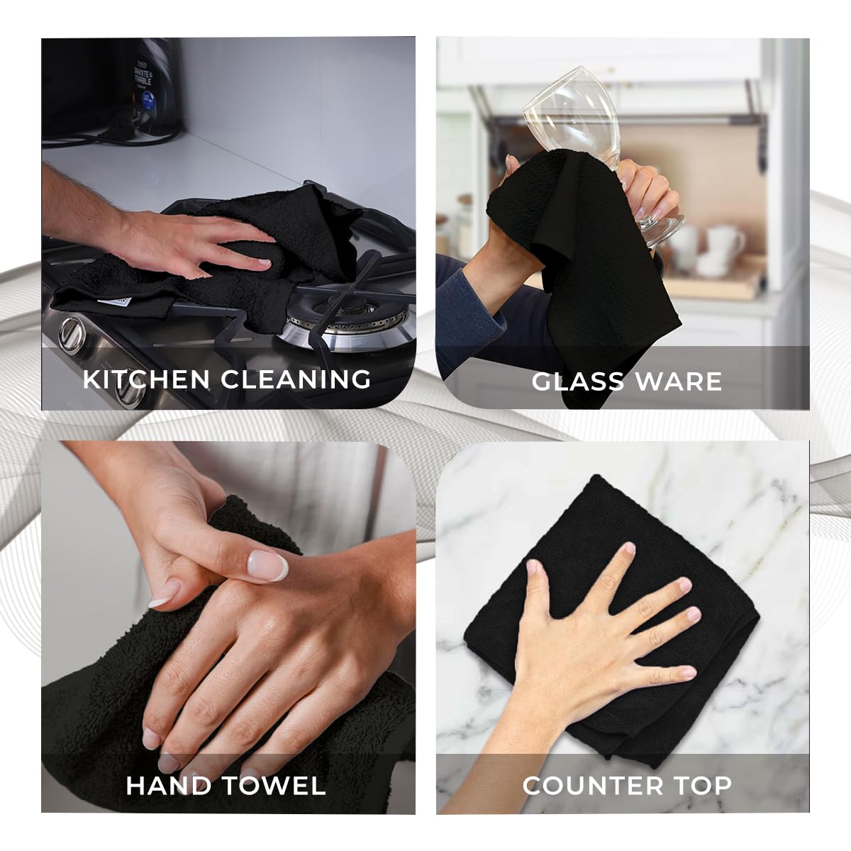Avalon Towels hotel spa quality washcloth in upscale setting