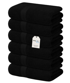 Avalon Towels luxury hand towel close-up of soft cotton for daily absorbency.