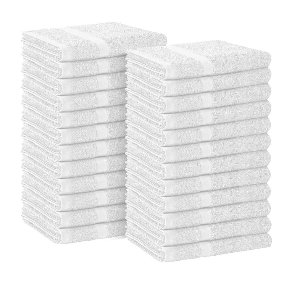 Avalon Towels salon towel white 16x27 showing soft, professional-grade absorbency