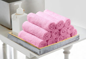 Avalon Towels gym and travel-ready washcloth dries quickly.