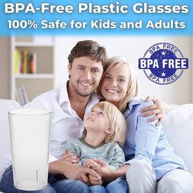 Avant Grub break-resistant cups withstand busy restaurant or catering service.