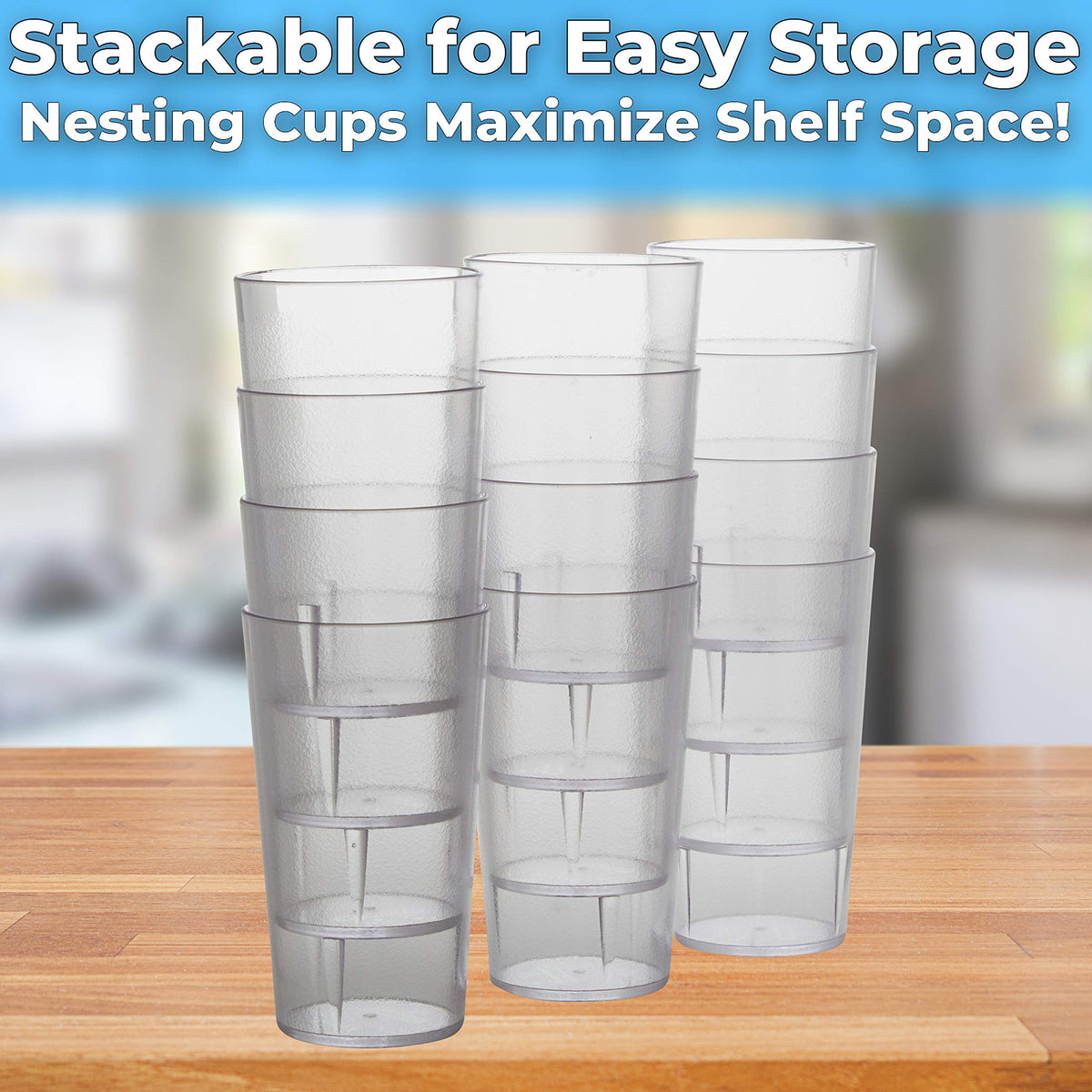 Avant Grub textured-grip cups reduce spills during meals and events.
