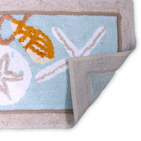 Avanti Seaglass rug care: warm wash, gentle cycle, and low tumble.
