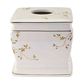 Avanti ivory ceramic detailing boosts bathroom decor with nature-inspired motif