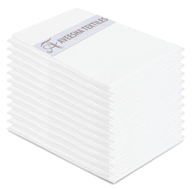 Aveesha pillowcase white queen 20x30 front view with hotel-grade finish.