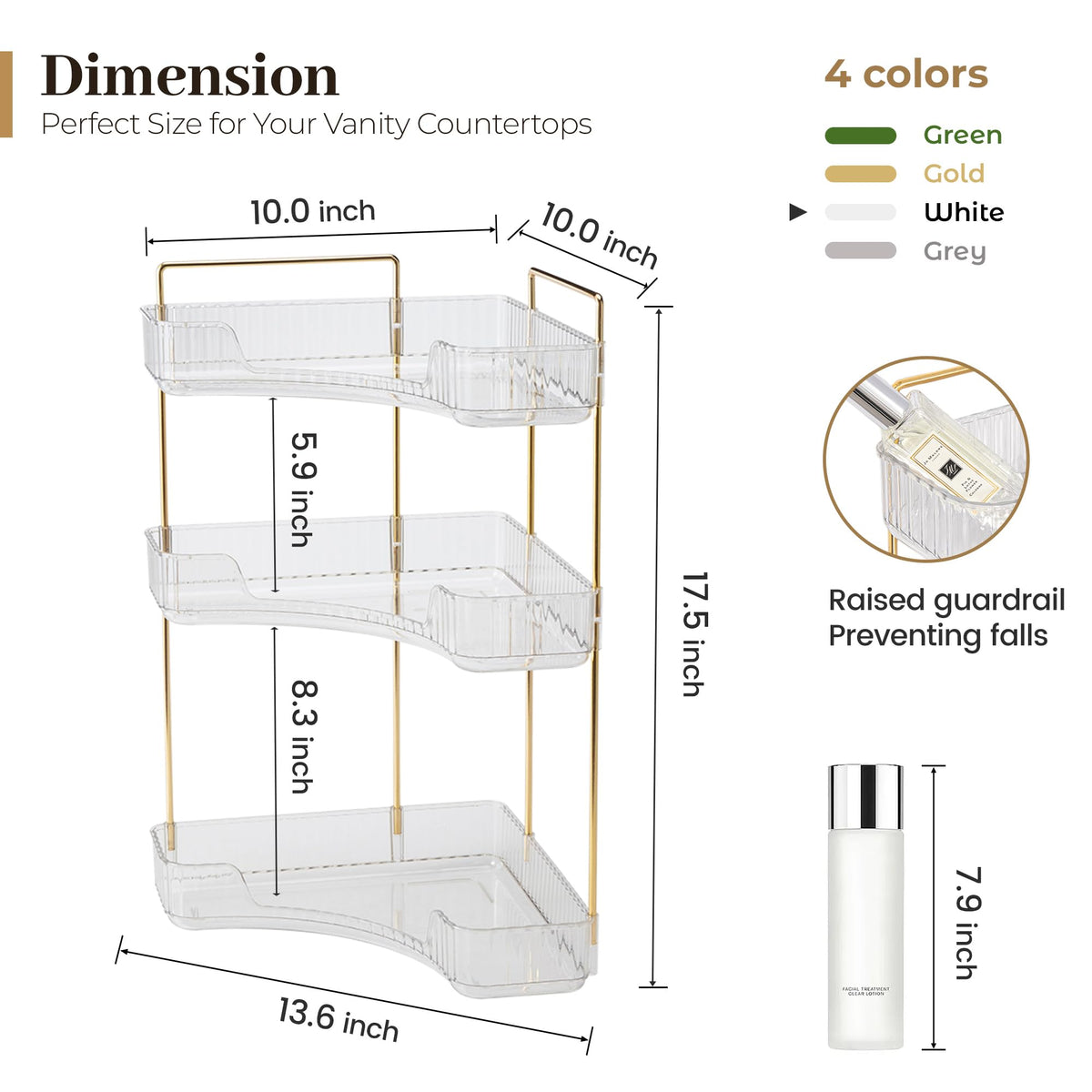 Aveniee durable-abs-plastic construction with reinforced brackets